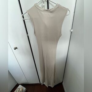Zara Beige Sleeveless Dress